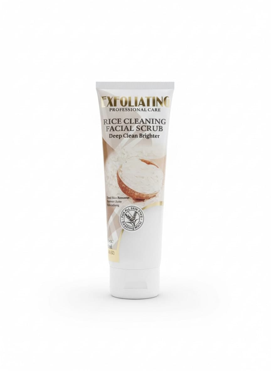 Exfoliating facial scrub