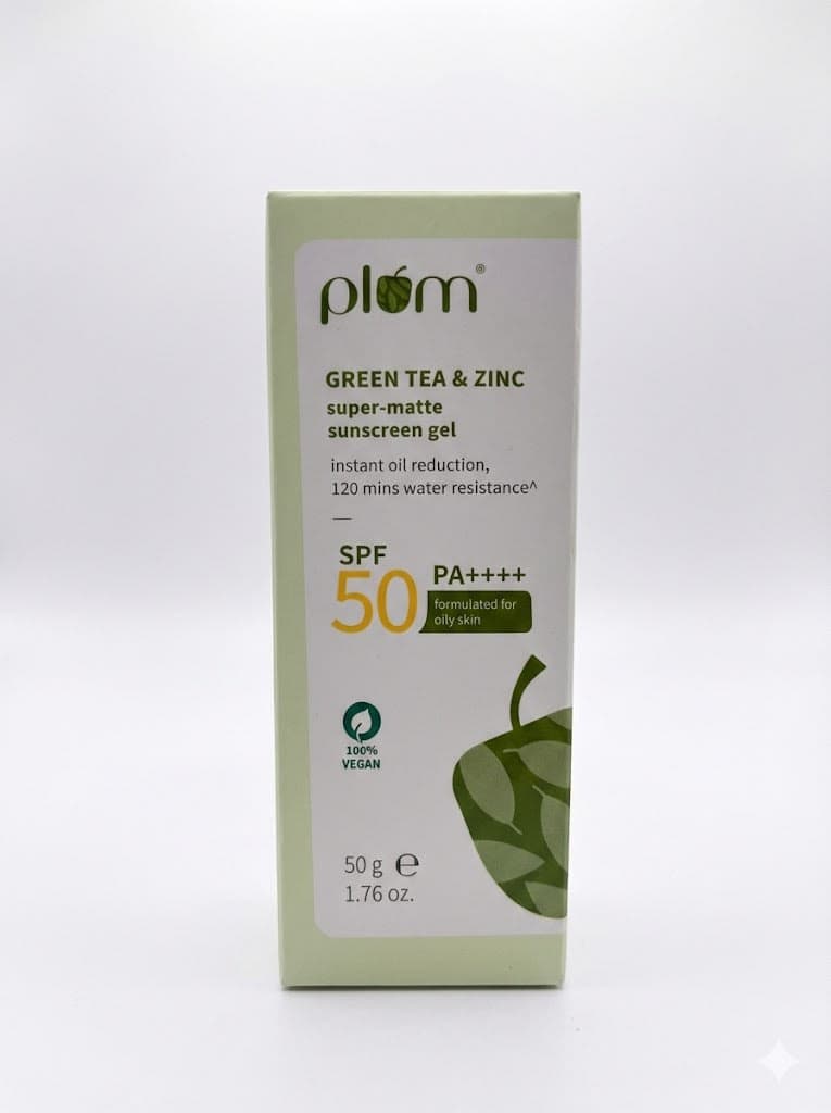 Plum Green Tea & Zinc super-matte sunscreen gel SPF50 PA++++