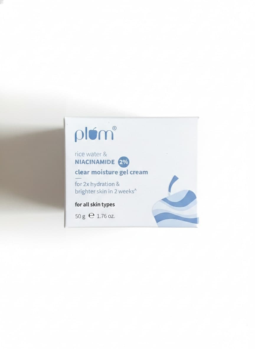 Plum rice water & Niacinamide 2% clear moisture gel cream